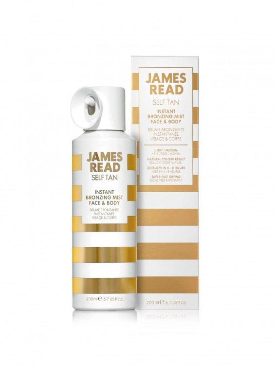  JAMES READ Спрей-автозасмага для обличчя  і тіла Instant Bronzing Mist Face & Body  200 мл