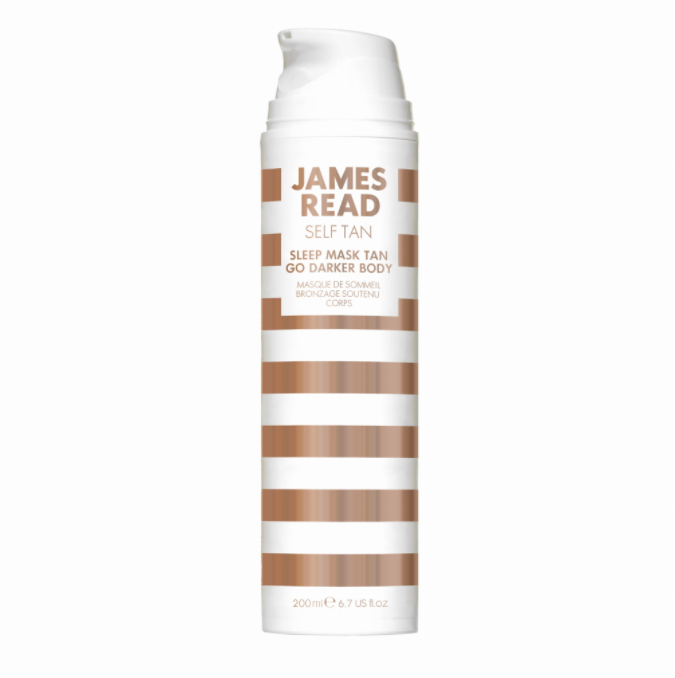 JAMES READ Нічна маска для тіла для автозасмаги (темна)  Sleep Mask Tan Body - Dark  200 мл
