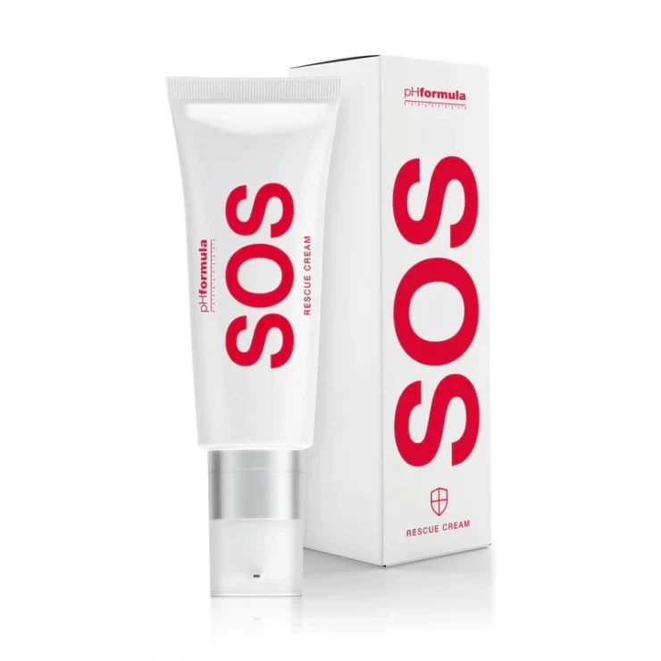 pHformula крем відновлювальний для комбінованої та чутливої шкіри SOS rescue cream 50 мл 