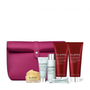 ELEMIS Колекція Фаворитів для обличчя та тіла у люкс косметичці Kit: The Essential Travel Collection Face & Body Favourites 