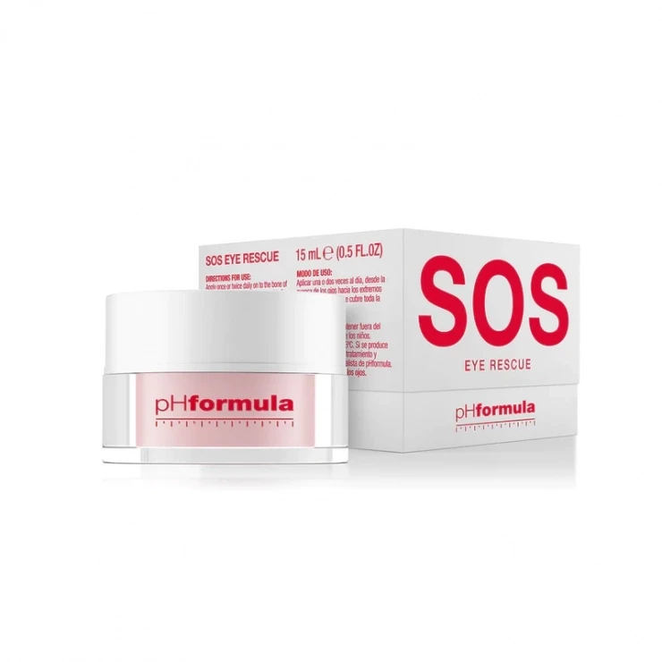 pHformula крем для повік, що миттєво усуває набряки та темні круги SOS eye rescue 15 мл pHformula крем для повік, що миттєво усуває набряки та темні круги SOS eye rescue 15 мл