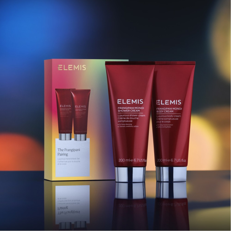 ELEMIS Розкішний дует для тіла Фрнажипані Kit: The Frangipani Pairing Luxurious Shower & Body Set 